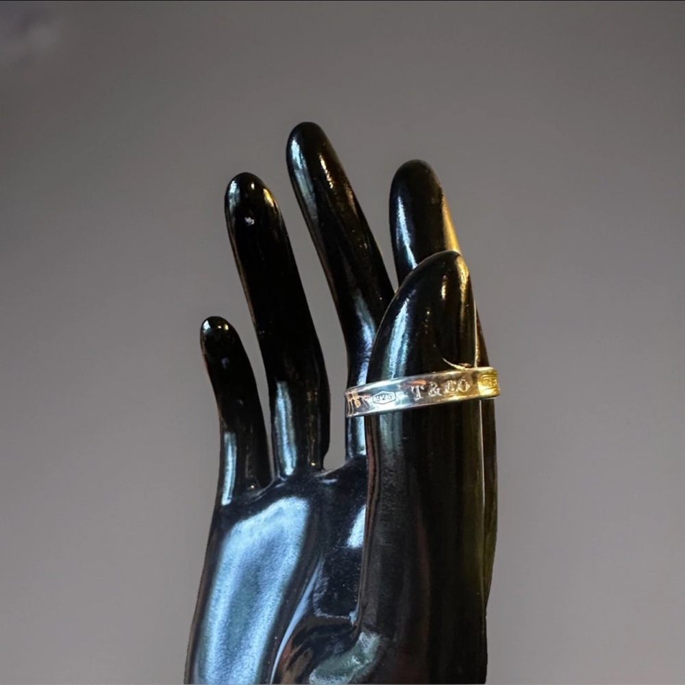 Tiffany & Co. 1837 Narrow Band Ring, Sterling silver - Picture 3 of 7